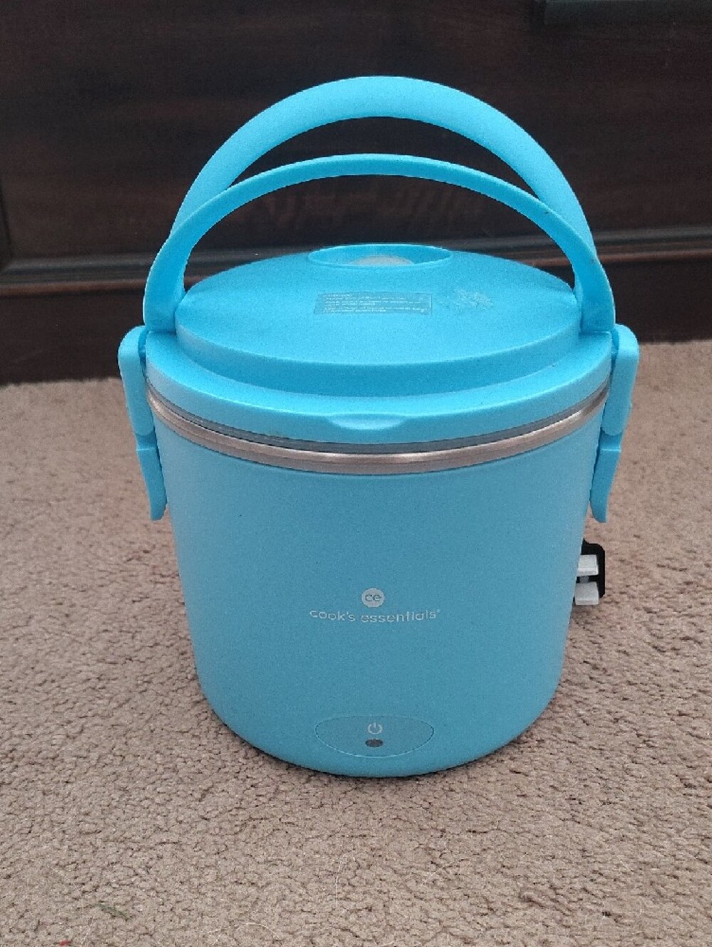 Blue Electric Lunch Box Food Warmer - Portable Heated Bento